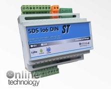 SDS IO6 DIN ST R6 12V - 6x relé,teploměr,opto